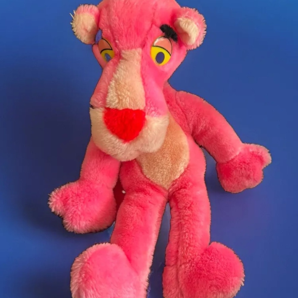 Vintage Pink Panther Plush Toy